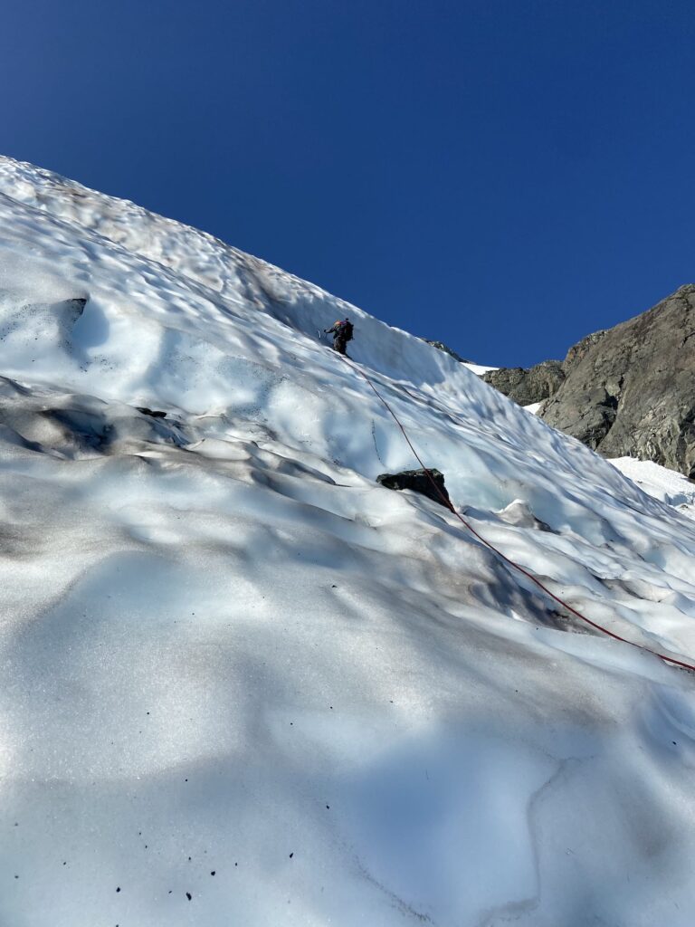 Mt.Shuksan steep climb