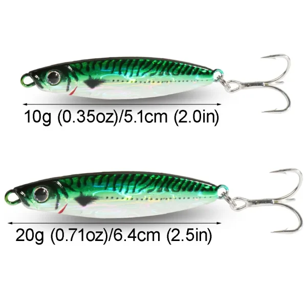 Wobbler Pike Spoon Carp Fishing Spinner Lure Sizing