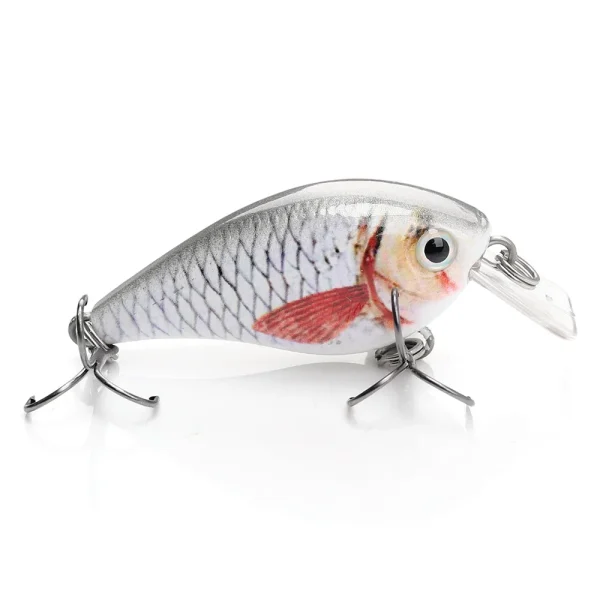 Silver & Red Fishing Lure For Trout